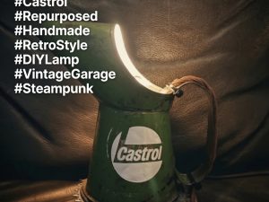 Alternative view of 1952 Castrol Gear intact lamp