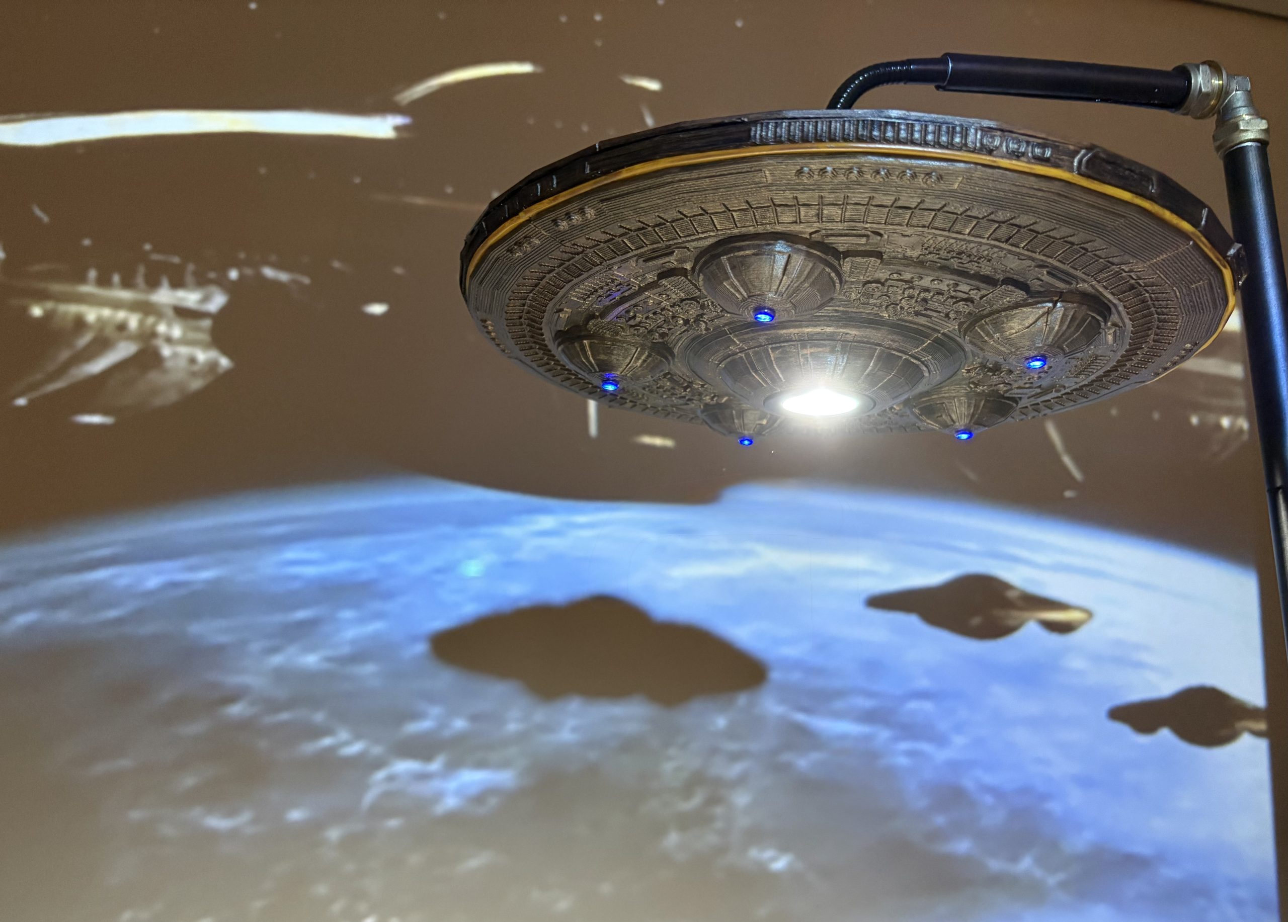 Doctor Who Dalek Mothership desktop lamp