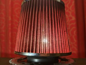 Chrome-air-filter