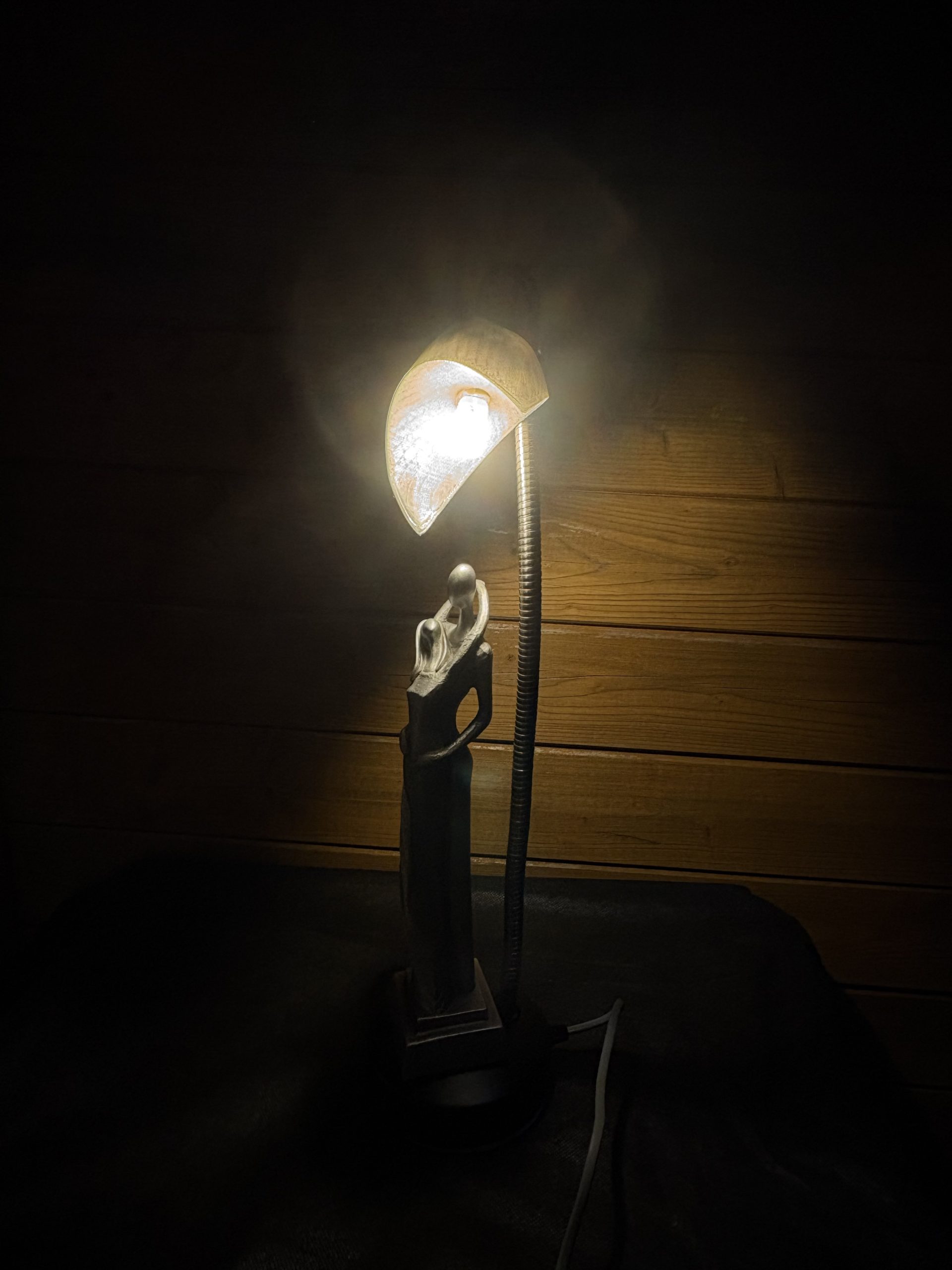 Art Deco Moonlight Dancers Lamp - Image 4