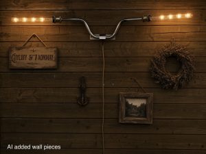 Longhorn Handlebar custom lamp