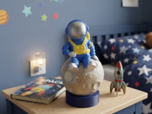 AstroBob Astronaut Moon Night Light – Children’s Space Desk Lamp - Image 3